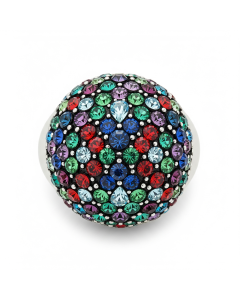Bohemian Crystal Dome Ring
