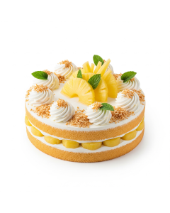 Fresh Cream Pineapple Cake