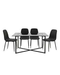 Modern Glass Dining Set