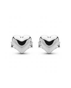 Petite Heart Stud Earrings