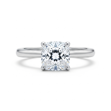 Classic Cushion-Cut Promise Ring