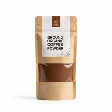 Ground Organic Coffee Powder