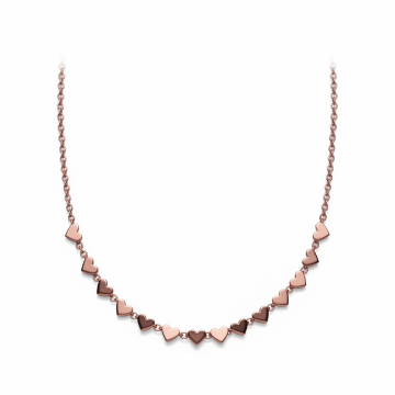 Minimalist Heart Link Necklace