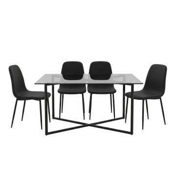 Modern Glass Dining Set