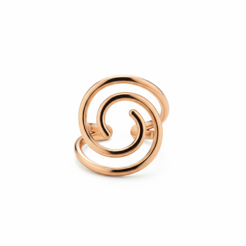 Open Spiral Cuff Ring
