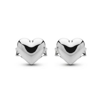 Petite Heart Stud Earrings
