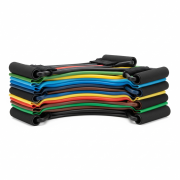 Set of Stackable Resistance Bands with Handles