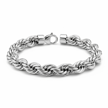 Twisted Rope Chain Bracelet